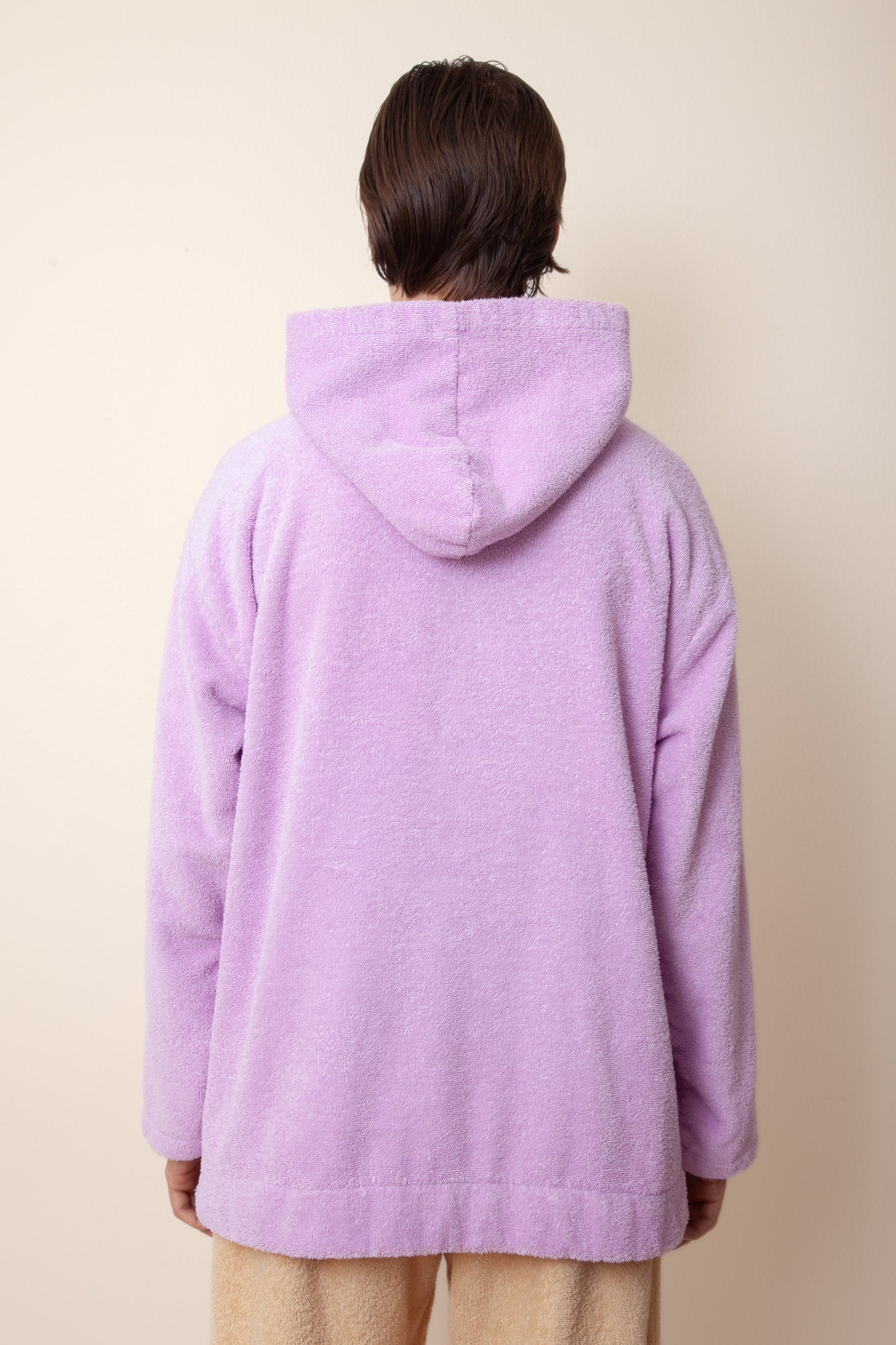 Unisex Regular Terry Hoodie in Lupine