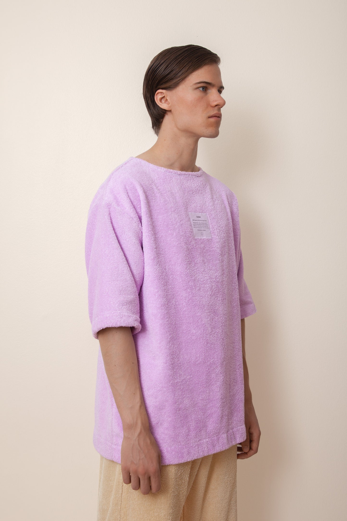 Unisex Terry Half Sleeve in Lupine