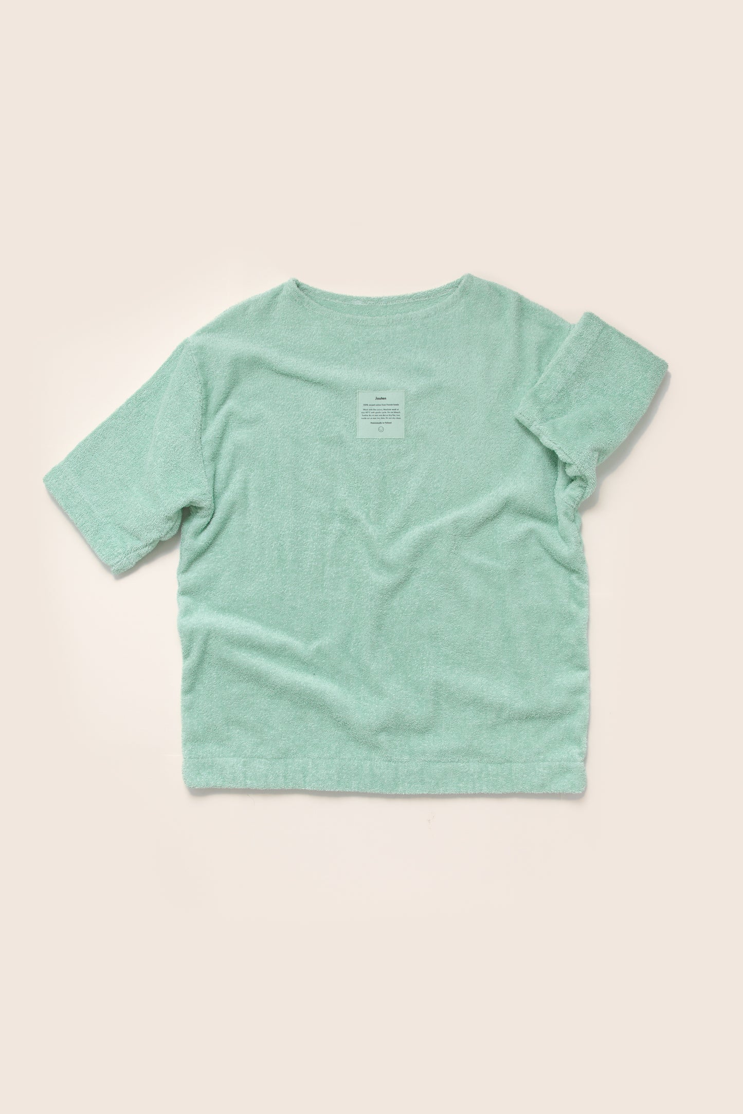 Unisex Terry Half Sleeve in Mint