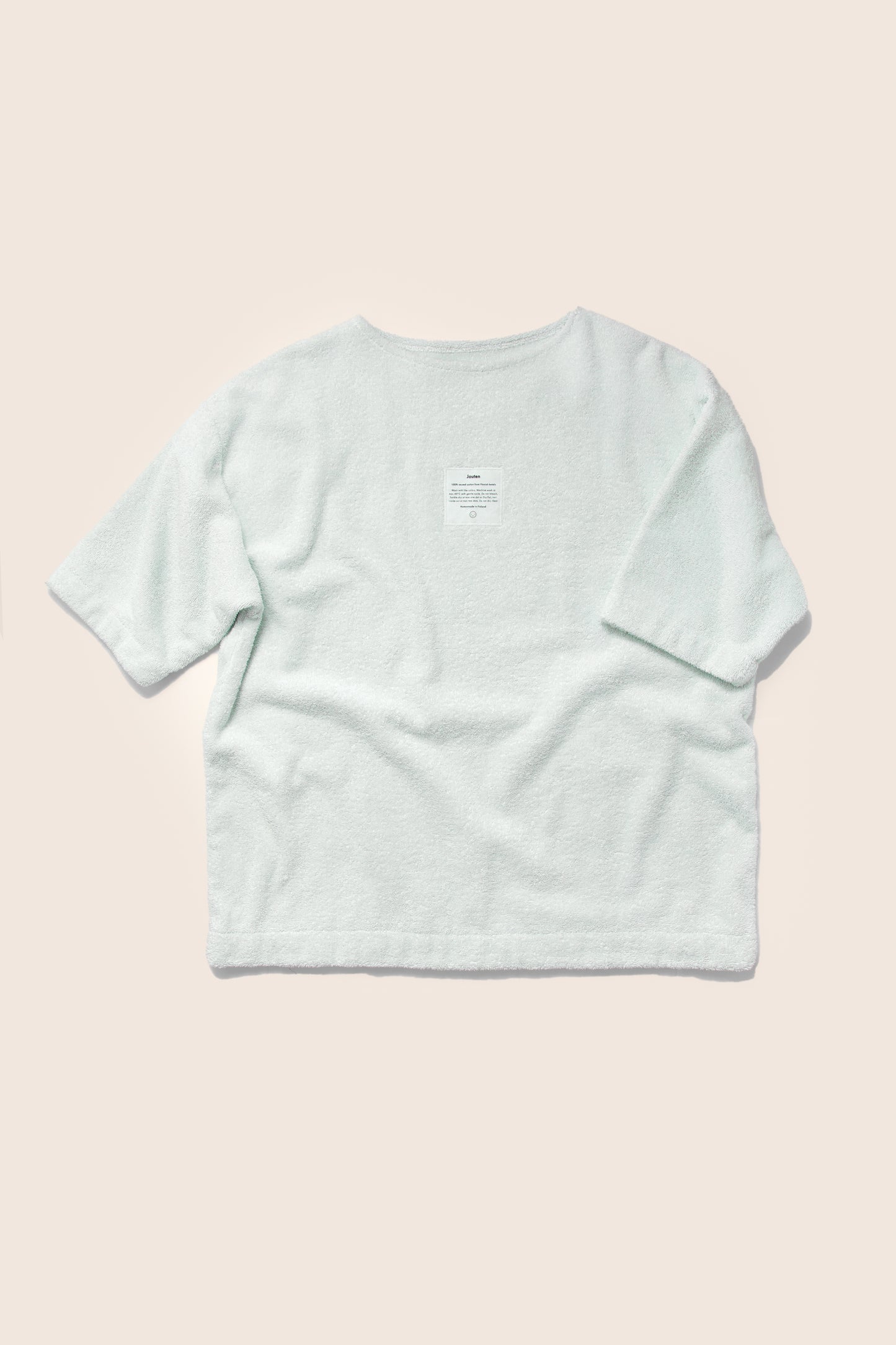 Unisex Terry Half Sleeve in Ice Mint