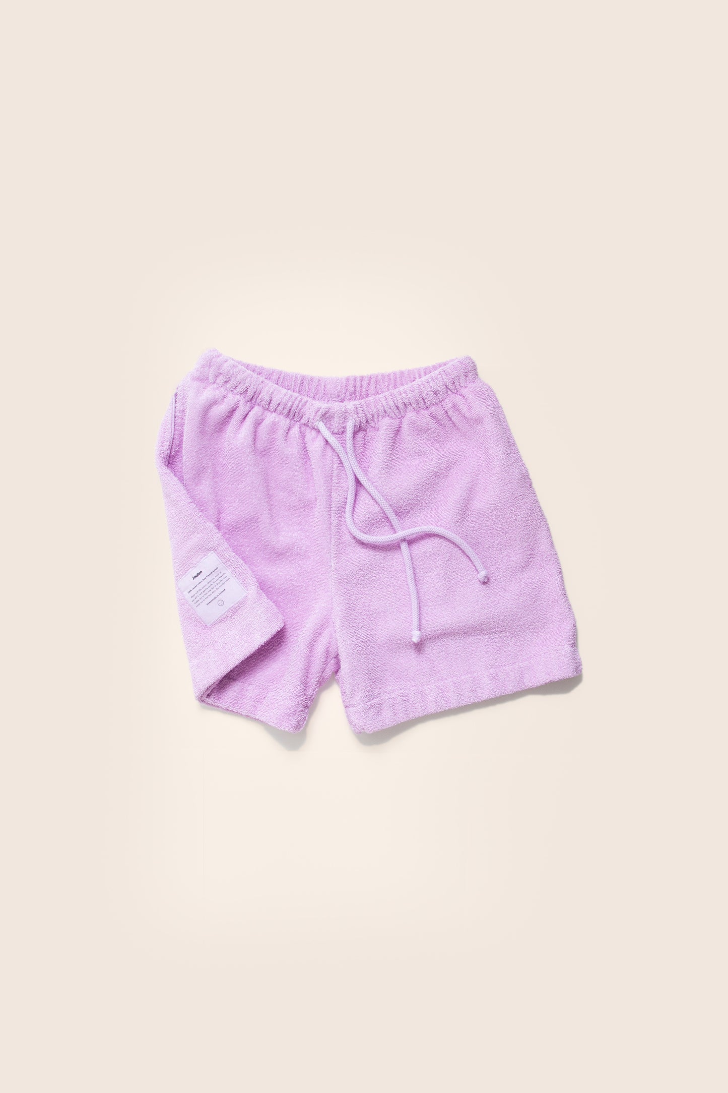 Unisex Terry Minishorts in Lupine