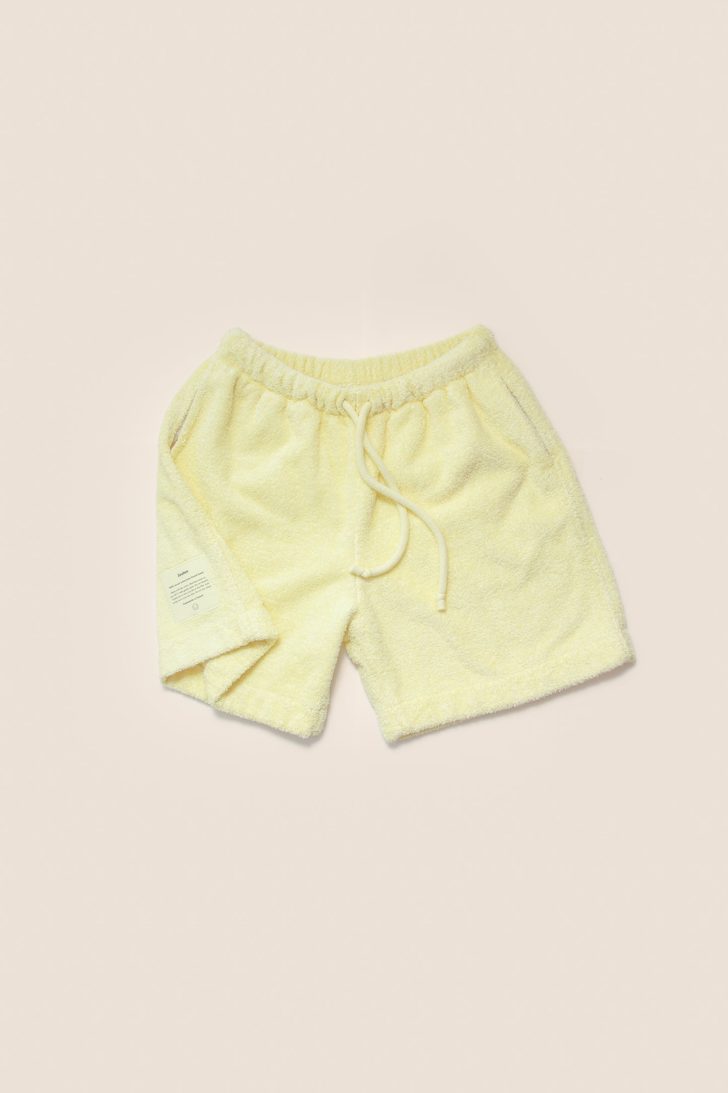 Unisex Terry Basketball Shorts in Lemon