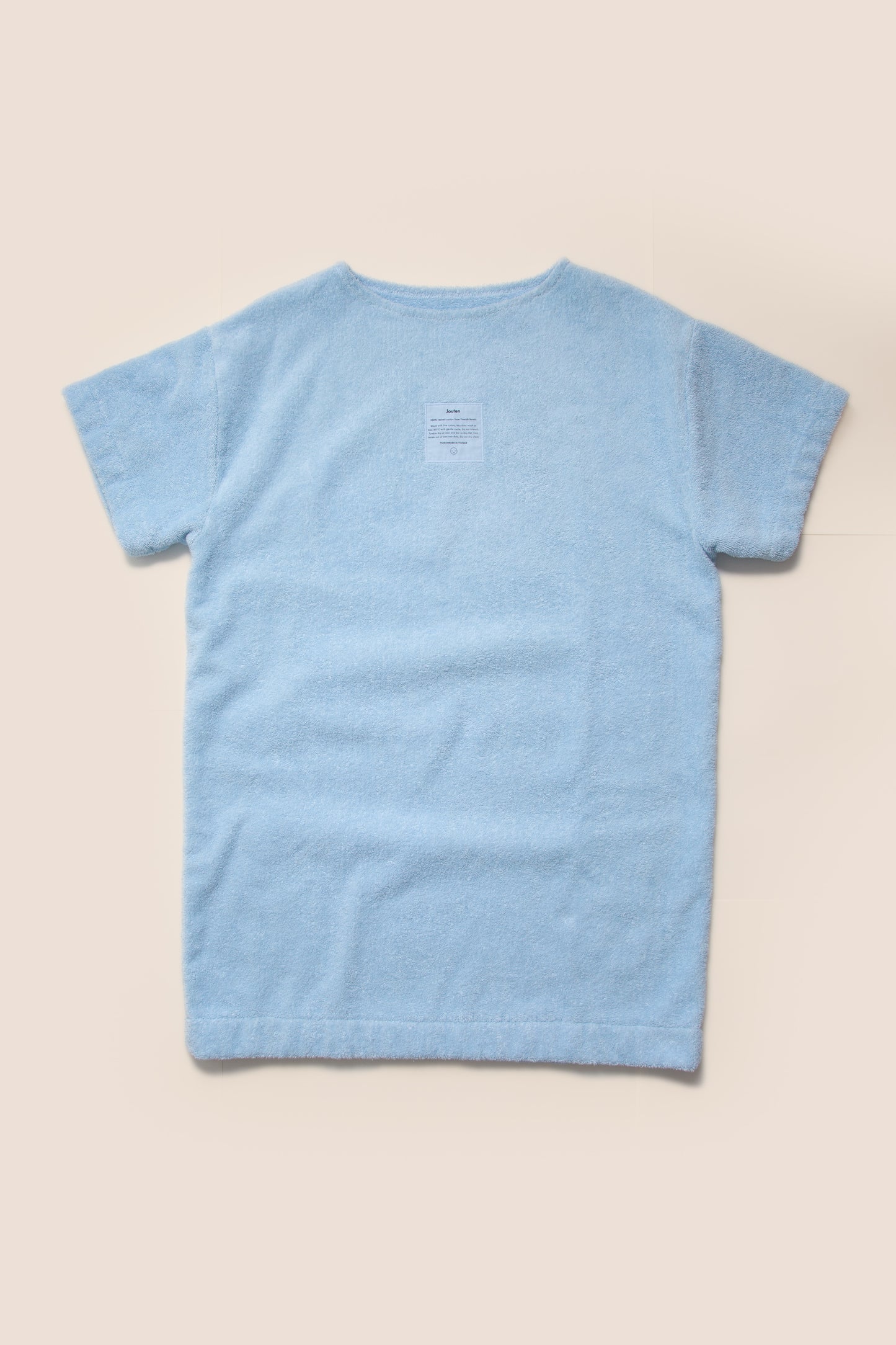 Unisex Overlong Terry Shirt in Cloudy Blue
