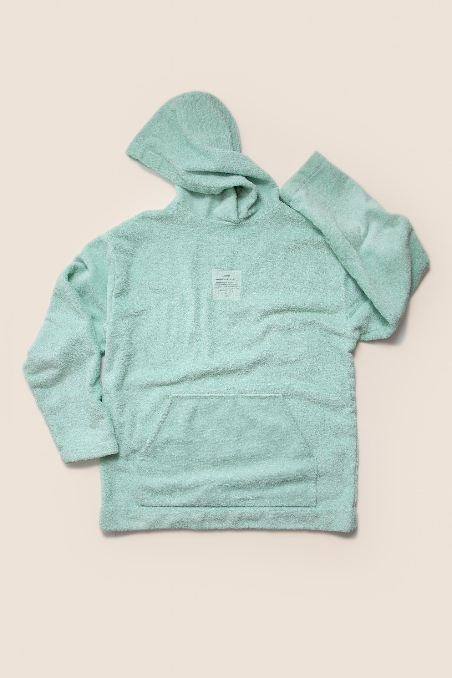 Unisex Regular Terry Hoodie in Mint
