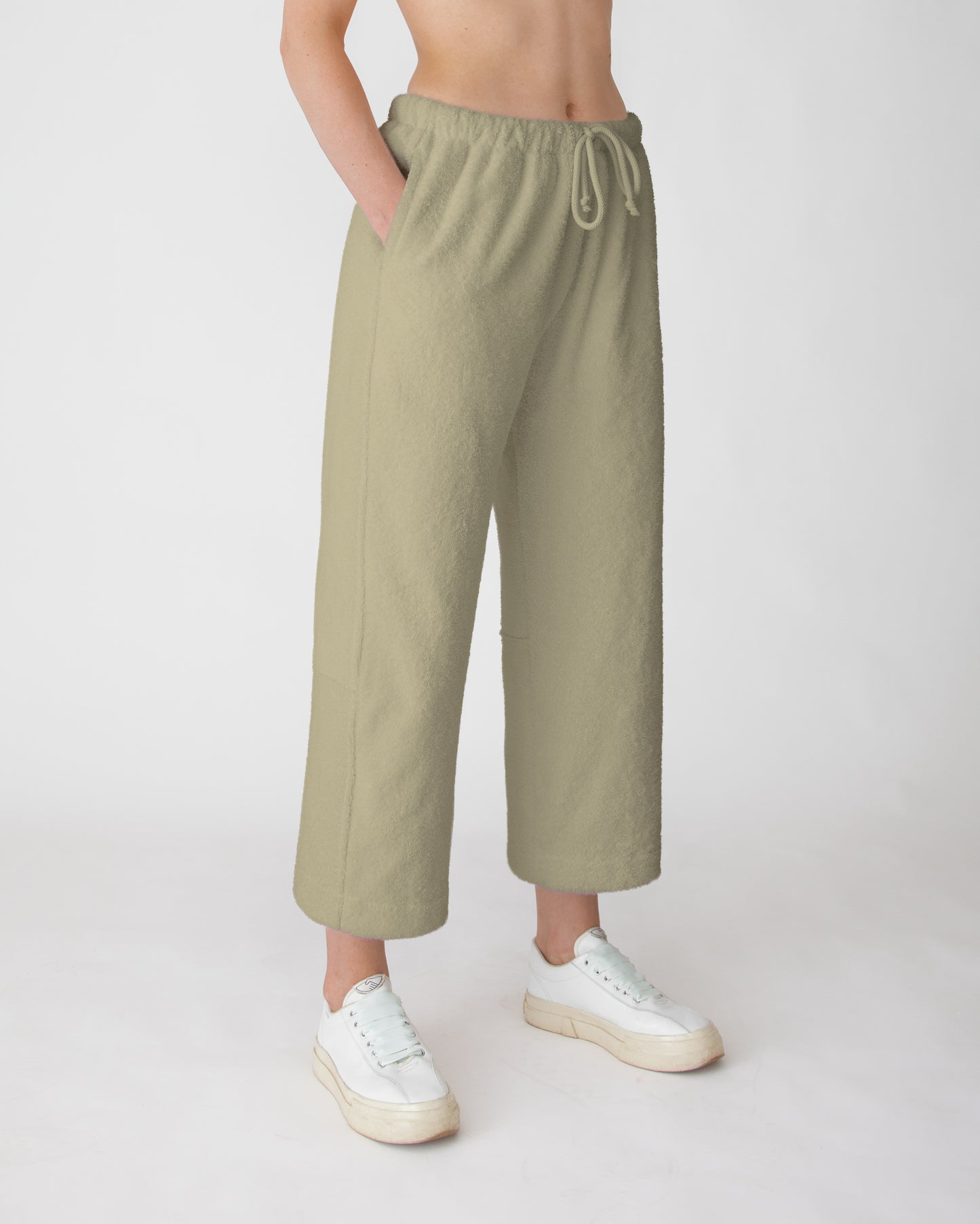 Terry Crop Pants