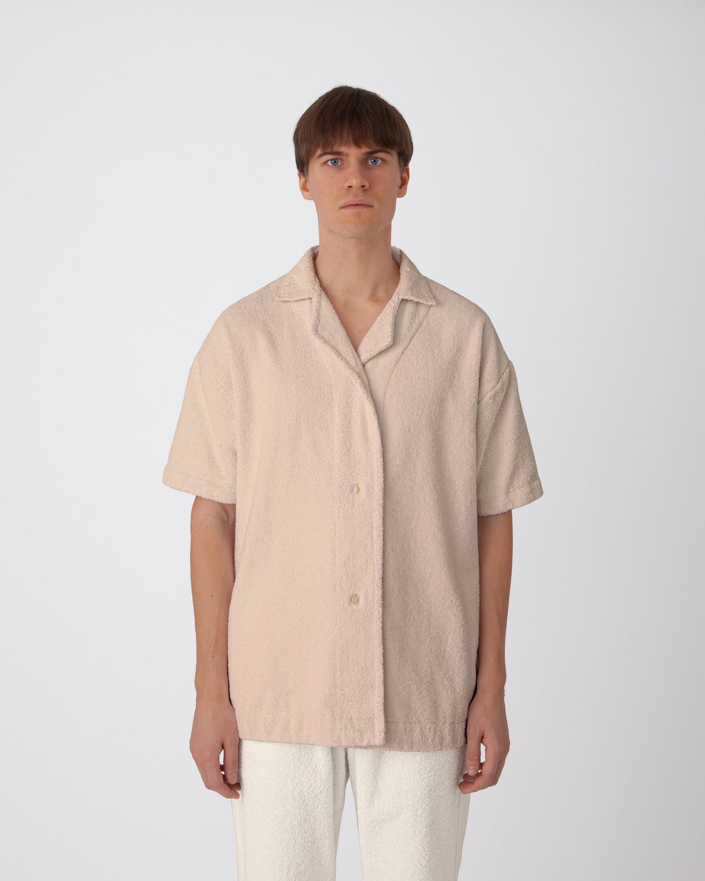 Unisex Terry Button Shirt