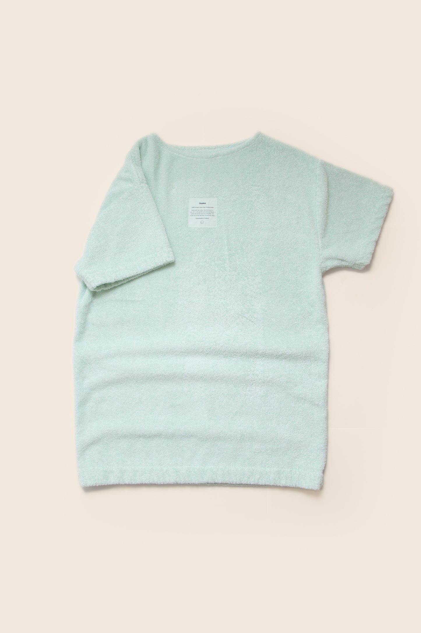 Unisex Overlong Terry Shirt in Ice Mint